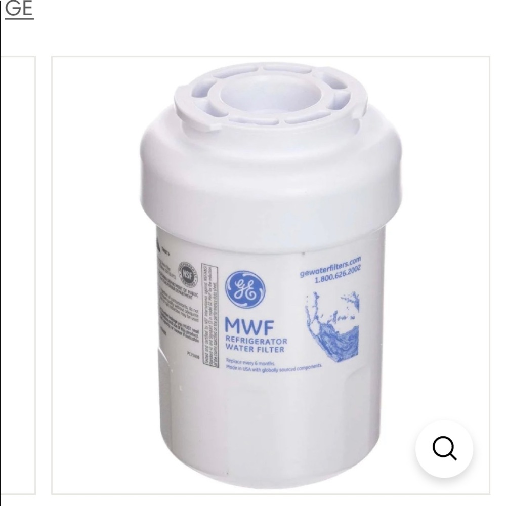GE MWF Replacement Refrigerator Water Filter filtration new sealed